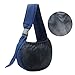 Alfie Pet - Tyler Pet 1-Sided Mesh Sling Carrier - Color: Navy