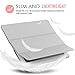 MoKo Case Fit iPad 2/3/4 - Ultra Lightweight Slim Smart Shell Stand Cover with Translucent Frosted Back Protector Fit iPad 2/The New iPad 3 (3rd Gen)/iPad 4, Silver (with Auto Wake/Sleep)