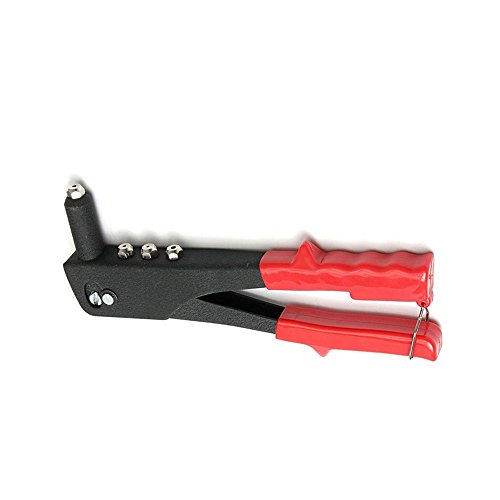 9.5" Pop Rivet Gun,Duty Hand Riveter with 40-Piece Rivets For Sheet Metal, Automotive, Duct Work