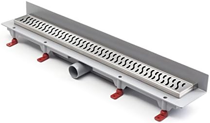 Bath Drain For Shower/Floor Drain Stainless Steel 85 cm, Model: Harmony Wall Mount Flat