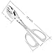 Salad Tongs, Kmeivol Heavy Duty Stainless Steel Serving Tongs, Polished Salad Servers 2 Pack, Buffet Party Catering Serving Tongs, Durable Salad Servers for Kitchen, Thickening Food Serving Tongs Set