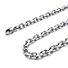 KONOV Mens Cross English Lord Prayer Stainless Steel Pendant Necklace, Silver, 24