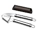 Platinum Products #1 Garlic Press and Peeler Set Stainless Steel Mincer and Silicone Tube Roller FDA Approved Made from the Best Stainless Steel on the Market 18/10 304 Used by Professionals Worldwide