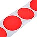 BCP 1 inch Round Labels/Dot Stickers-1000pcs Labels per Roll (Red Color)