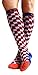 Compression Socks (1 pair) for Men & Women by INFINITY - BEST for Running, Nurses, Shin Splints, Flight Travel, & Maternity Pregnancy - Boost Athletic Stamina & Recovery (Nautical Steps, L/XL)