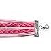 Leather Multilayer Bracelet I Trendy Leather Wrap Charm Bracelet | Genuine Leather Bracelet for Teenage Girls & Young Women. Vintage Rope Multilayer Bracelet with Stainless Steel Charms.