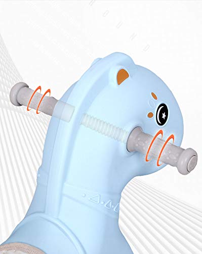 Clamaro 'Tiny' Kinder Schaukelpferd ab 1 Jahr (rosa) für Jungen und Mädchen aus wetterfestem und UV-bestädigem… – Bild 5