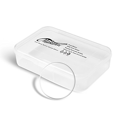 Makanu Drum Dampeners big 10 Pieces with plastic case clear damper gel pads drum head dampeners with box Non-toxic soft drum damper Tone Control for your drum