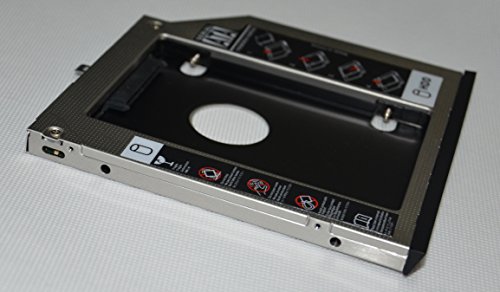 Deyoung 2nd HDD SSD Hard Drive Caddy for Dell Latitude E4300 E4310 with Original Bezel + Mounting Bracket