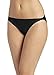 Jockey Women's Underwear No Panty Line Promise Tactel String Bikini, Black, 6