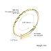 Tiffinys Jewelry Love Bangle Bracelet Elegant Christmas Flower Bangles for Women Girls Charming and Sparkles Gold Plated Copper Adjustable Classical Cuff Bracelets Gift for Xmas Bridal Female