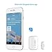 Koogeek Wireless Door Window Sensor,Notification Reminder Work with Apple Homekit, No Hub Required, Replaceable Battary, Remote Control