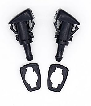 One Pair Windshield Wiper Washer Nozzle Spray Jet Kit Fit For 01-10 CHRYSLER PT CRUISER 08-13 CHRYSLER TOWN and COUNTRY 05-10 CHRYSLER 300 04-09 DODGE DURANGO 06-10 DODGE CHARGER 07-13 DODGE JOURNEY