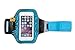 FLEXIFOIL Android and iPhone Case for Arm Cell Phone and iPod Protector Armband - Fitness Accessories for Crossfit Running Sports and Exercise - Men and Women's Neoprene Sportsband with Safety LEDs