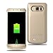 Note 5 Battery Case,ALCLAP Galaxy Note 5 Case Battery External Backup Extended Battery Charger Cover-4200 mAh Rechargeable Power Bank Case for Samsung Galaxy Note 5(Gold)