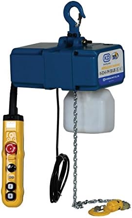 Vestil VS-ECH-5-1PH Variable Speed Electric Chain Hoist, Single Phase, Hook Mount, 1/4 Ton Capacity, 13' Lift, 49 fpm Max Lift Speed, 220V