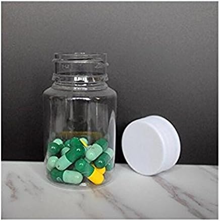 12PCS 80ml/2.7oz Clear Empty Portable Thicken Plastic Bottles Case with White Screw Cap Holder Storage Container for Liquid Solid Powder Dispense - Image 4