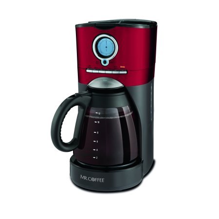 Click Here to See More Images Mr. Coffee 12-Cup Programmable Coffee Maker, BVMC-VMX36WM, Red