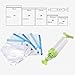 AIDOUT Vacuum Sealer with Hand Pump -Food Sealer Valve System -Sous Vide Bags Keep Food Saver Longer-Storage Bags Sealed,Reusable,Practical, Easy to Use