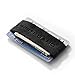 GRIFITI Band Joes Landscape Front Wide Pocket Wallet Slim Profile Colorful Rubber Silicone Improved Broccoli Siliconeband Grip Credit Card License Cash Strap Strong Money Holder (Black)