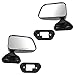 Driver & Passenger Side Door Mounted Mirror Set Compatible with 1987-1989 Toyota 4Runner 1987-1995 Pickup TO1320109 TO1320122 TO1321109 TO1321122