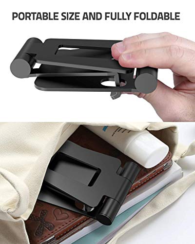 Nulaxy-A4-Cell-Phone-Stand-Fully-Foldable-Adjustable-Desktop-Phone-Holder-Cradle-Dock-Compatible-with-Phone-11-Pro-Xs-Xs-Max-Xr-X-8-iPad-Mini-Nintendo-Switch-Tablets-7-10-All-Phones