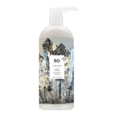R+Co Gemstone Color Shampoo Retail Liter | Frizz Control, Repairs + Preserves Hair Color | Vegan + Cruelty-Free | 33.8 Oz