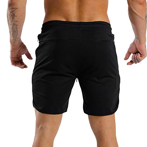 Wangdo Men's Workout Shorts 7" Running Shorts Athletic Bike Shorts Gym