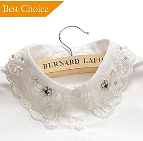 Ronessy Women Fake Half Shirt Collar Detachable Blouse Collar Tie