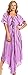Sakkas 60SE Melika Tie Dye Caftan Dress - Purple - One Size