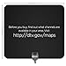 Sotek 50 Miles Range Amplified Indoor HDTV Antenna with Detachable Amplifier Booster USB Power Supply to Boost Signal and 13ft Coaxial Cable -Black