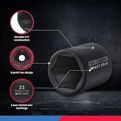 Neiko 02447A 1/2" Drive Master Impact Socket