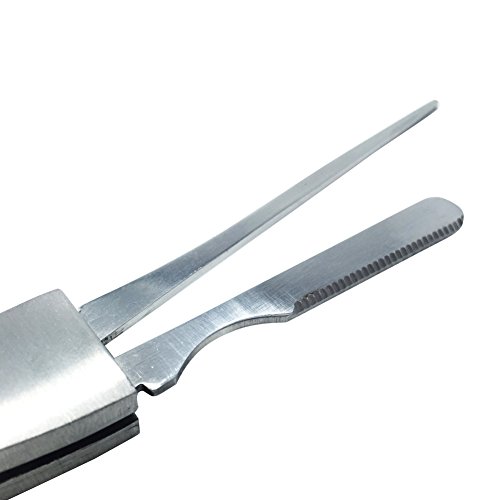 FULUSHOU 3 in 1 Stainless Steel And Rosewood Tobacco Pipe Smoke Knife Scraper Nozzle Cleaner Tamper