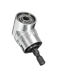 Yakamoz 1 4 pulgadas hexagonal de 105 grados ángulo recto destornillador de ángulo de inclinación para brocas de extensión adaptador de fijación