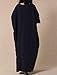 Mordenmiss Women's Bat Sleeve Summer Maxi Dress New (Large, Black)