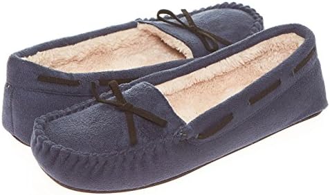 Womens Moccasin Indoor/Outdoor Microfiber Slipper
