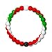 Lokai Wear Your World Cause Bracelet, Green/Red/White, 6