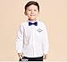 AUSKY 4 Packs Adjustable Pre-tied Bow Tie for Infant Baby Boys Toddler Child Kids in Different color
