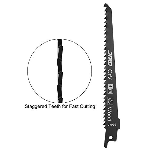 6inch 10 Pack Wood Cutting Reciprocating Saw Blade Sawzall Blades