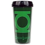 Green Lantern Logo - New 16 oz. DC Plastic Travel Mug!