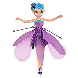 Flying Fairy Doll Infrared Induction Control RC Helicopter Dolls Kids Fly Toy Gifts with USB Charging