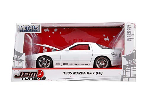 Jada 1: 24 JDM - '85 Mazda RX-7 Fc Die-cast Toy, White