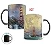 Morphing Mugs Thomas Kinkade - San Francisco - Golden Gate Bridge - California USA - One 11 oz Color Changing Heat Sensitive Ceramic Mug – Image Revealed When HOT Liquid Is Added!