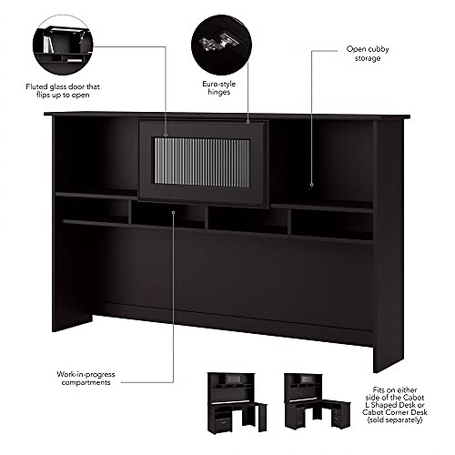 Bush Furniture Cabot 60W Hutch, Espresso Oak Pricepulse