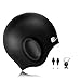 Wigoo Long Hair Swim Cap,Waterproof Silicone Swimming Cap for Adult Woman and Men,Keeps Hair Clean Ear Dry with Nose Clip and Ear Plugs (Black)