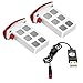 Syma 2pcs Battery 3.7V 500mAh for X5UW with Charger Cable