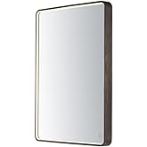 ET2 Mirror 25W 1 31.5 Inch LED Rectangular Mirror with Anodized Bronze Finish