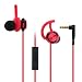 Sport Earphone in-Ear Heaphones Headset with Microphone Earbuds Stereo Bass Clear Audio with 3.5mm Jack for iPhone 5 6 6s Plus and Samsung Android(Red) primary