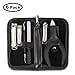 Nail Clippers, Toeeson Professional Toenail Fingernail Clipper Sets, Stainless Toenail Clippers for Women and Men with Black Leather Case