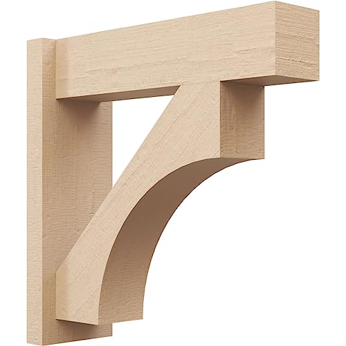 Ekena Millwork 6"W x 12"D x 12"H Westlake Block Rough Cedar Woodgrain TimberTha…